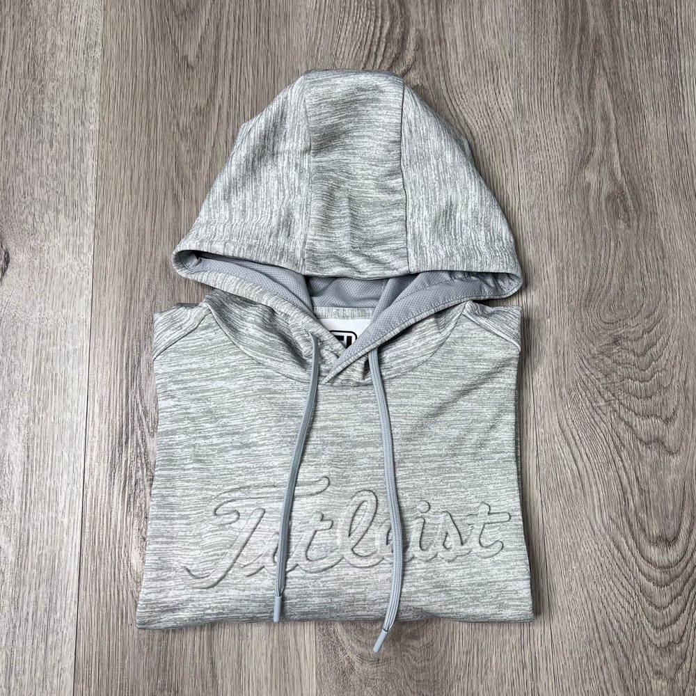 Footjoy Titleist Team Issue Pullover Hoodie Mens Size Medium Heathered Gray